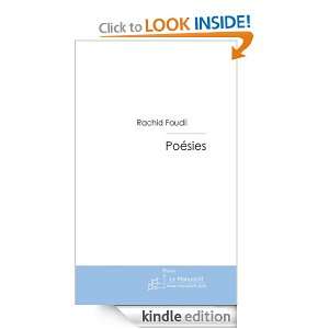 Poésies (French Edition) Rachid Foudil  Kindle Store