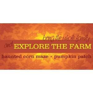   Banner   Explore the Farm Pumpkin Patch Corn Maze 
