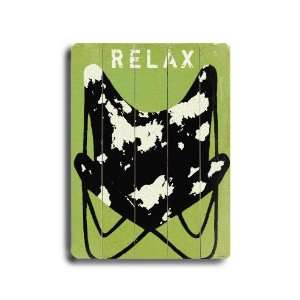  Arte House Wooden Sign, Relax