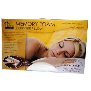   Memory Foam Contour Pillow Neck Head Support Comfort: Home & Kitchen