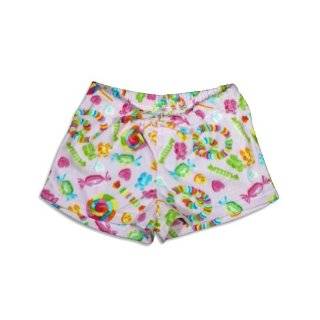  BeePosh Rainbow Heart Fleece Pajama Shorts for Girls 