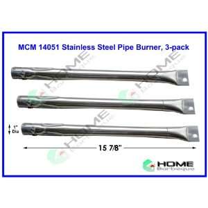  14051 (3 pack) Universal Straight Stainless Steel Pipe 