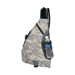  Extreme Pak 600d Poly Digital Camo Sling Backpack Zippered 