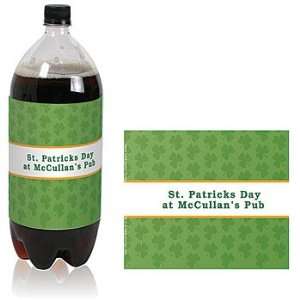  Luck of the Irish Personalized Soda Bottle Labels   Qty 12 