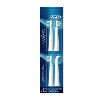 Oral B Pulsonic Replacement Electric Toothbrush Head 4 Count