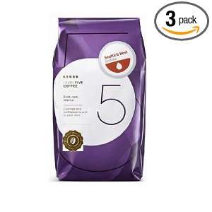 Seattles Best Level 5, Whole Bean, 12 Ounce Bags (Pack of 3)  