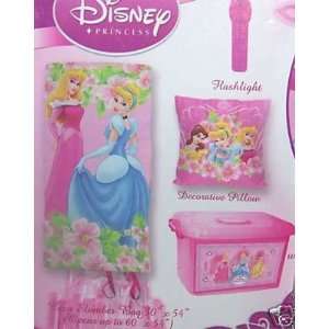 Disney Princess Slumber/storage Combo Includes: Princess Sleeping Bag 
