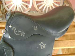 STUNNING ONE OF A KIND USED 17 ENGLISH ALL PURPOSE SADDLE HAND MADE 