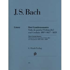   Viola da Gamba and Harpsichord BWV 1027 1029 (9790201806761) Books