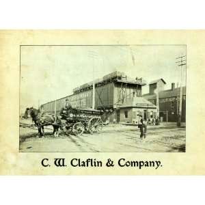  1898 Ad C W Claflin & Company Worcester Massachusetts 