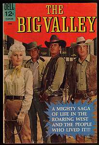 1966 1ST ISSUE THE BIG VALLEY TV COMIC BOOK U GRADE   