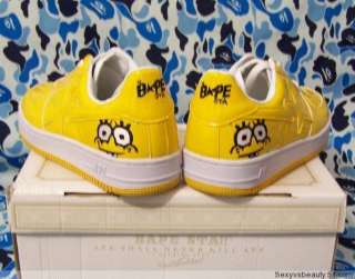 Bathing Bapes Ape Kaws Nigo Sponge Bob Sneaker Shoe 17  