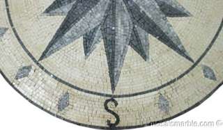41.73Lovely Mosaic Marble Medallion Wall,Floor Inlay  