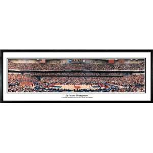  Stadium Panoramic Print Syracuse Orangemen Standard Frame: Sports