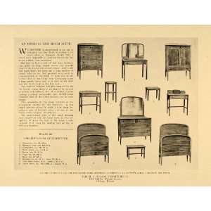  1920 Print Nelson Furniture Wabash Chicago Bedroom Dresser 