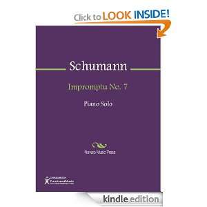 Impromptu No. 7 Sheet Music Robert Schumann  Kindle Store