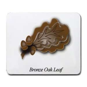  Bronze Oak Leaf Mouse Pad