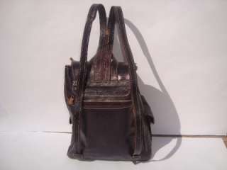   Leather Backpack Rucksack back bag soulder vintage purse travel bag