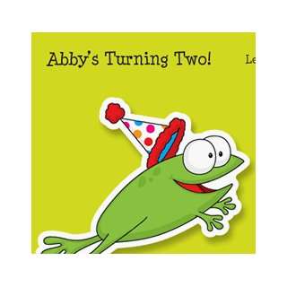   Party Invitations   Bouncy Frog Invitation