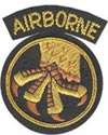 WWII U.S. ARMY 17TH AIRBORNE DIVISION PATCH (NO TAB)  