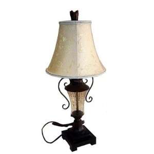   FP 2504 27.75 Tall Table Lamp with Shade in Tuscan Brown Automotive