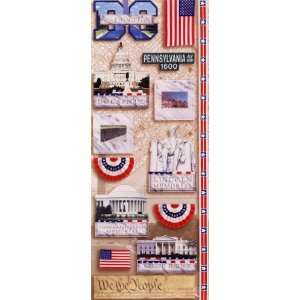  Washington DC Cardstock Stickers: Arts, Crafts & Sewing