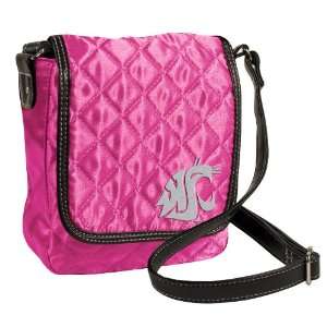  NCAA Washington State University Pink Quilted Purse 