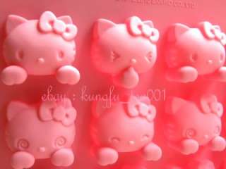 16p Sanrio Hello Kitty Comical Expression Silicone Ice Chocolate Mini 