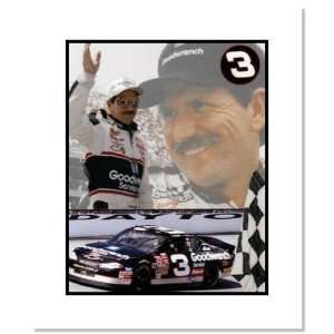  Dale Earnhardt Sr NASCAR Auto Racing Double Matted: Sports 