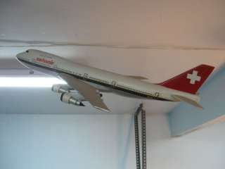 REVELL 1/144 SWISS AIR BOEING 747 BUILT MODEL AIRPLANE  