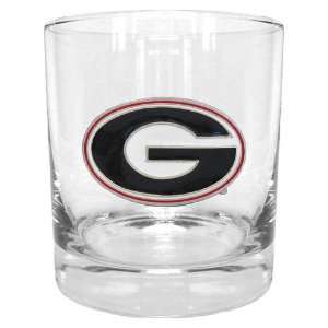  Georgia Bulldogs Rocks Glass   NCAA College Athletics 