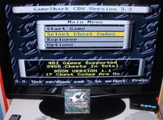 GameShark CDX Version 3.3 COMPLETE CIB RARE HTF with memory card and 