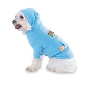   Mutt Hooded (Hoody) T Shirt with pocket for your Dog or Cat LARGE Lt