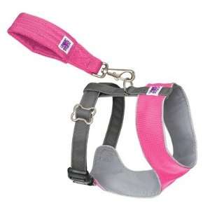  Mutt Gear Dog Comfort Harness in Pink and Gray Size See 