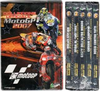 MOTO GP 2007   5 DVD Valentino Rossi Casey Stoner  