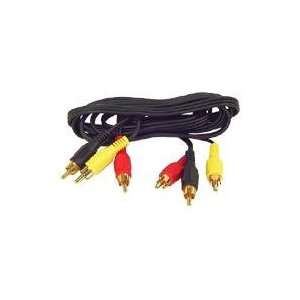  BELKIN COMPONENTS Video Audio Cable RCA M RCA M 6 ft 