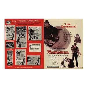  Three Lives of Thomasina Original Movie Poster, 12 x 17 