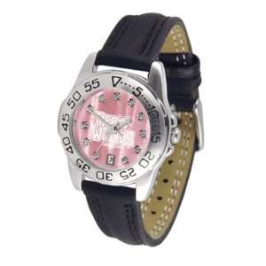  Arkansas State Red Wolves Ladies Sport Watch with Leather Band 
