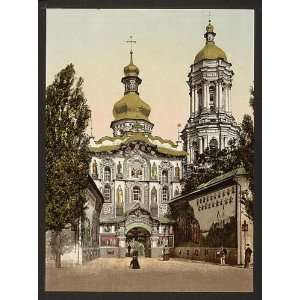   Reprint of The Lavra gate, Kiev, Russia, i.e., Ukraine