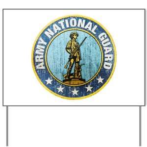  Yard Sign Army National Guard Emblem 