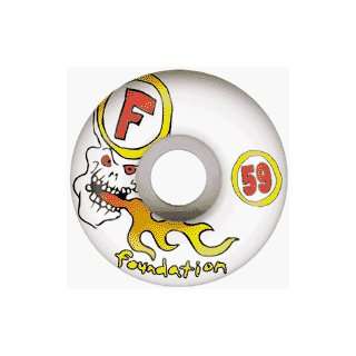 Foundation Pool Rider skulls 59mm Wheels  Sports 