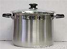 16 quart stock pots stainless steel w lid brand new