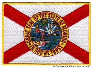 FLORIDA STATE FLAG embroidered iron on PATCH EMBLEM new  
