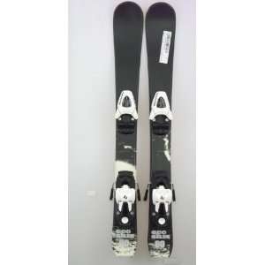 New ECO Black Clouds Kids Shape Snow Ski with Salomon T5 Binding 80cm 