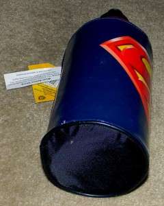   SUPERMAN WATER BOTTLE COVER ZIPS OFF AND HANDLE 015394039246  
