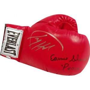 Larry Holmes and Earnie Shavers Dual Autographed Everlast Boxing Glove 