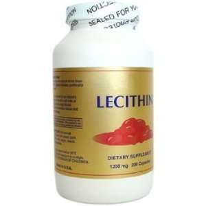 Lecithin, 1200mg, 200 Capsules