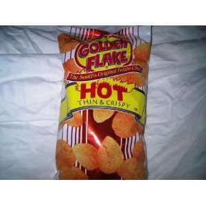 Golden Flake Hot Thin and Crispy Potato Grocery & Gourmet Food