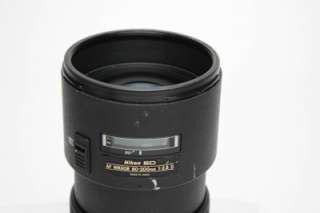 Nikon Nikkor AF Zoom 80 200mm ED f2.8D Lens   Pro Zoom Lens  