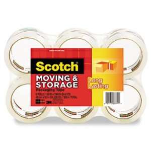  Moving & Storage Tape, 1.88 x 54.6 yards, 3 Core, Clear 